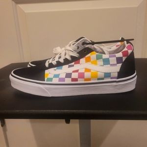Vans Old Skool Checkered Color Skate/Sneaker Shoe, Women's Size 9